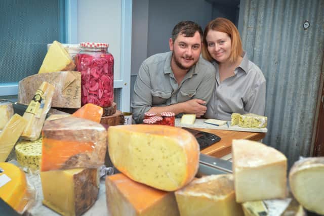 Cheese on Sea in Hastings.

Owners James and Ruth McSmart. SUS-211014-100813001