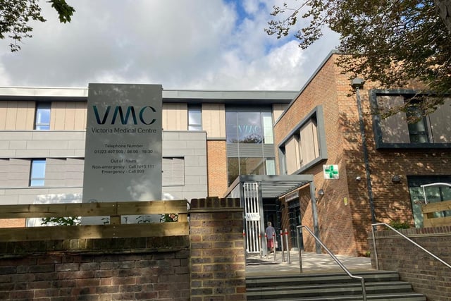 Victoria Medical Centre, Victoria Drive, Eastbourne. Feedback forms received: 140 Response rate: 52.0% Fairly poor: 14.7% Very poor: 3.2%