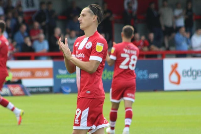 Wasn't directly involved in the goal but his introduction at half-time looked to give the hosts a lift. Crawley looked far more dangerous in the second half, with the extra forward. Some neat touches in attacking areas but didn't have many chances to score.