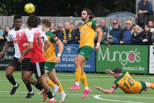 Action and scenes from the Camping World Community Stadium as Horsham FC took on Woking in the fourth qualifying round of the FA Cup / Pictures: Derek Martin Photography and Art