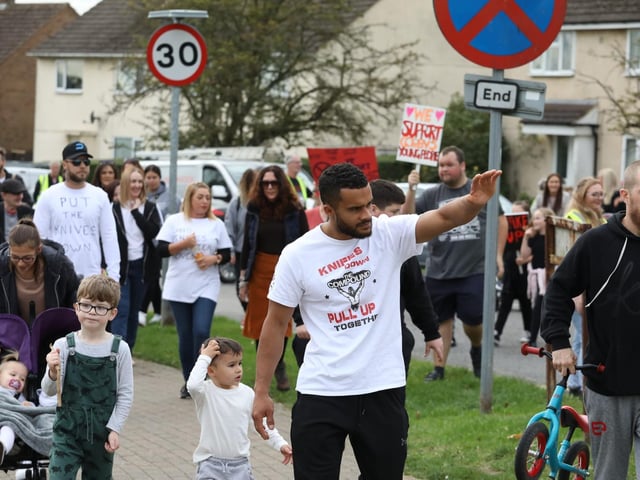 People of all ages were involved in the march
