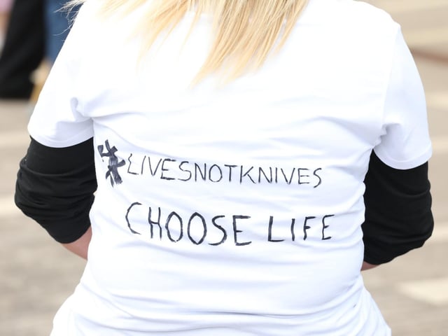 One woman wrote her feelings on her T-Shirt