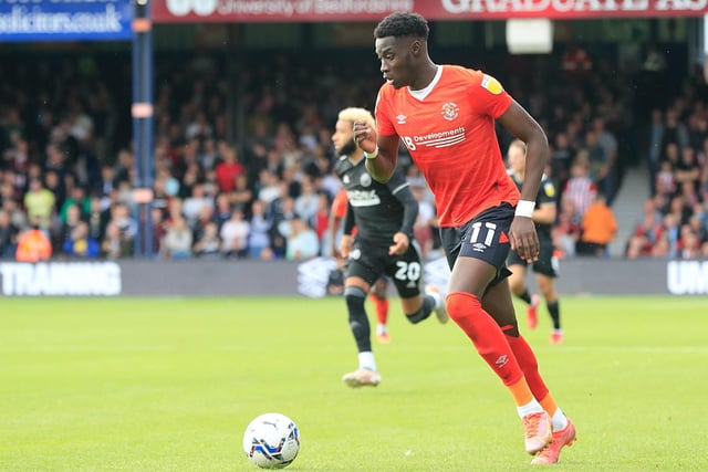 Part of a robust and pacey strikeforce for the Hatters this season as he caused Millwall's back-line problems all afternoon with his ability to unsettle defenders by using his body strength crucial, particularly in the build-up for the first goal.