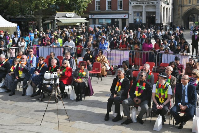 The celebrations took place on Saturday in Cathedral Square