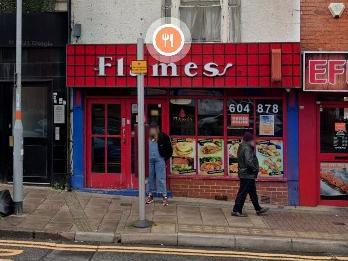Rated 1: Flames Pizza & Grill at 28 York Road, Northampton, Nn1 5qh; rated on September 6