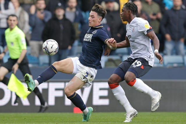 Like the rest of Town’s defence, made sure he dug in and stood up to the test from what was a physical and direct Millwall side. Luton now haven’t conceded since he returned to the team in the second half at Bournemouth.