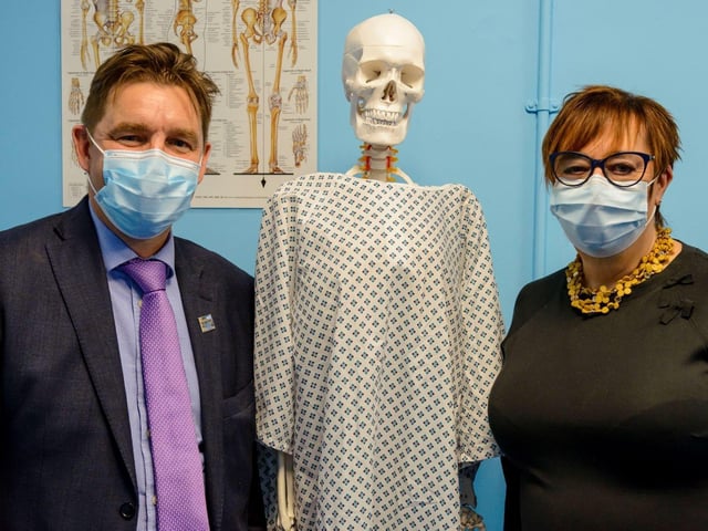 Mayor Dr Nik Johnson visits the academy