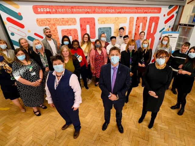 Mayor Dr Nik Johnson visits the academy
