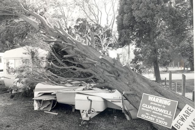 Southwater after the Great Storm in 1987