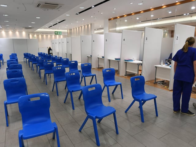 New NHS vaccination centre opened this morning EMN-211018-111430009