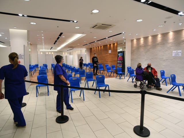 New NHS vaccination centre opened this morning EMN-211018-111430009