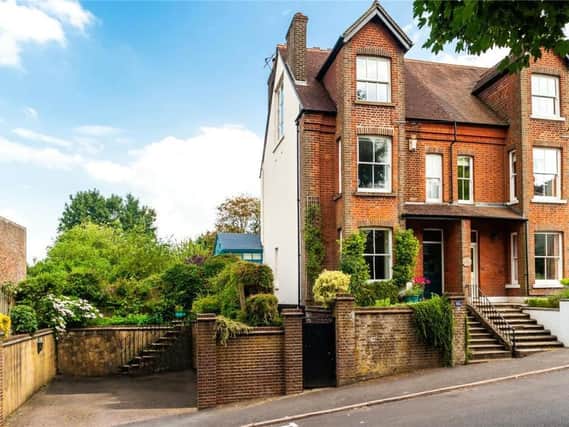 This five bedroom Victorian semi detached home is on the market