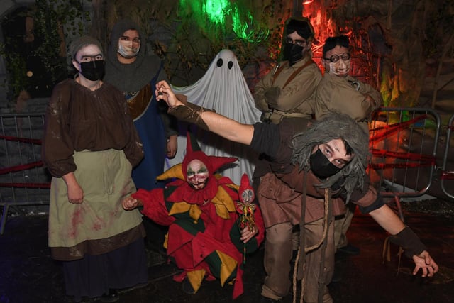 Spooky characters are ready to scare you at Fear Island in Ingoldmells.