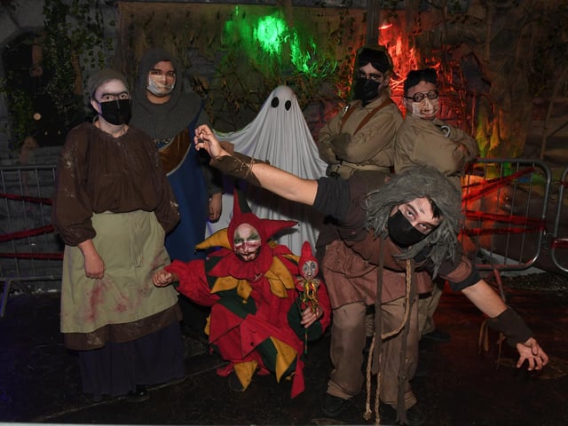 Spooky characters are ready to scare you at Fear Island in Ingoldmells.