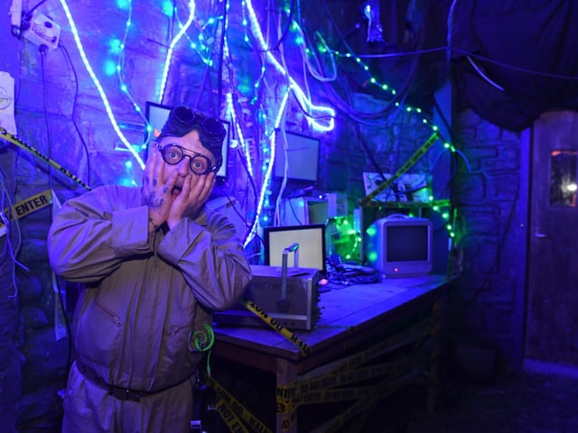 Take part in a haphazard ghost hunt led by zany paranormal investigator Doctor Highgate