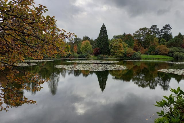 The autumn colours at one of the lakes