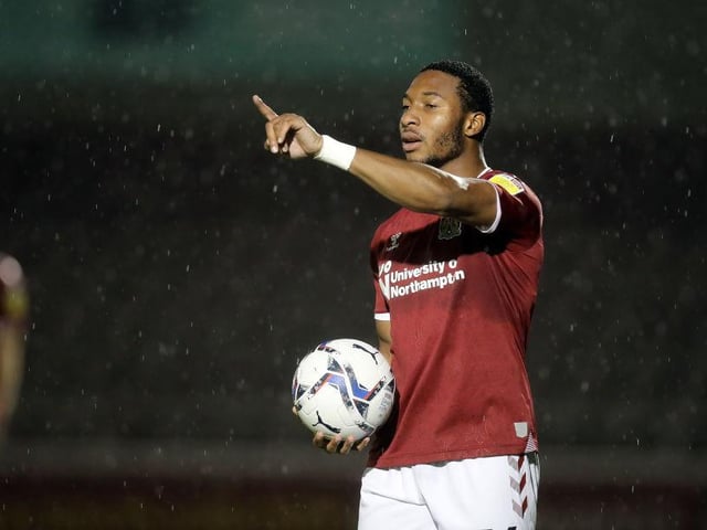 Won a couple of key back post headers in defence and it was his forward surge down the wing that seemed to inject Cobblers with some life and purpose midway through the first-half. A real force on the left throughout... 8