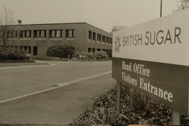 The entrance to the British Sugar site.