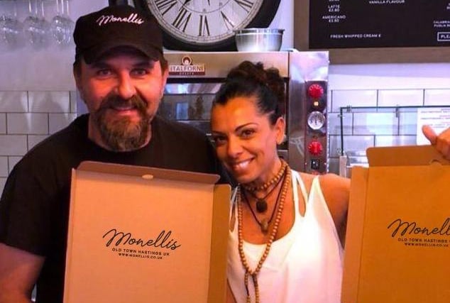 Monellis Pizzeria in George Street, Hastings, has been rated the best restaurant in Hastings, according to Tripadvisor. Frankie Ruffalo and Francesca Elia SUS-211021-135018001