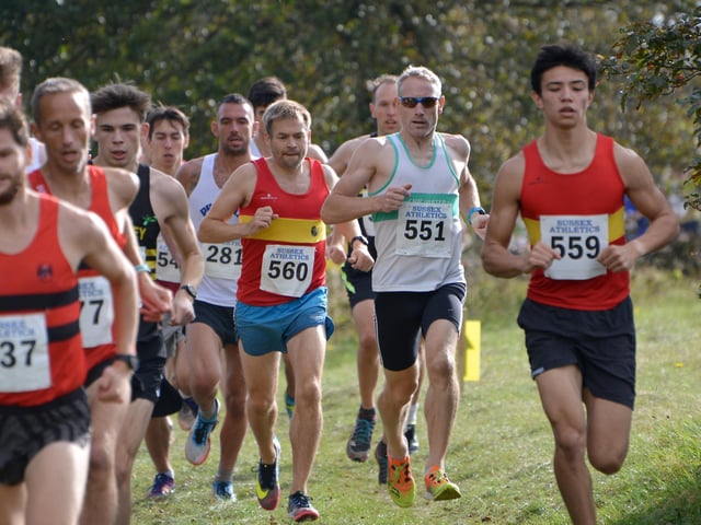 Action from the first of this season's Sussex Cross Country League fixtures, held at Goodwood country park / Pictures: Lee Hollyer