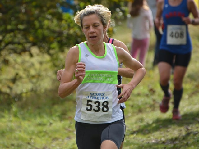 Action from the first of this season's Sussex Cross Country League fixtures, held at Goodwood country park / Pictures: Lee Hollyer