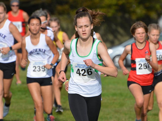 Action from the first of this season's Sussex Cross Country League fixtures, held at Goodwood country park / Pictures: Lee Hollyer