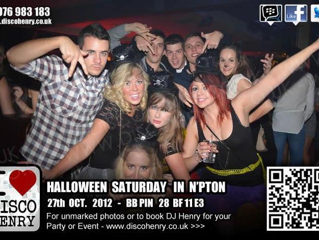 A Halloween Saturday night out in Northampton in 2012. Photo: Disco Henry