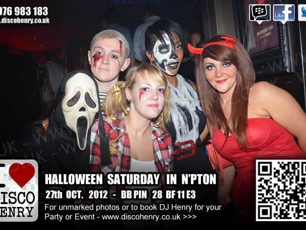 A Halloween Saturday night out in Northampton in 2012. Photo: Disco Henry