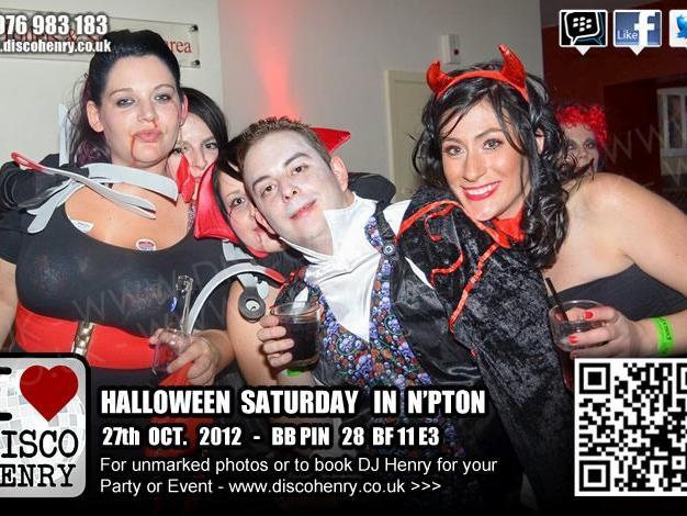 A Halloween Saturday night out in Northampton in 2012. Photo: Disco Henry