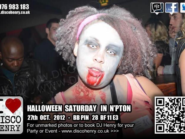 A Halloween Saturday night out in Northampton in 2012. Photo: Disco Henry