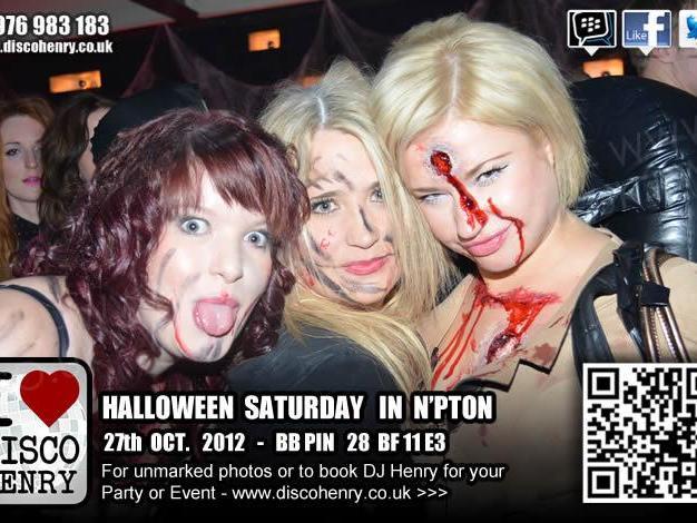 A Halloween Saturday night out in Northampton in 2012. Photo: Disco Henry