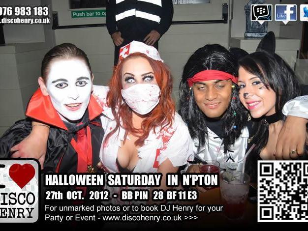A Halloween Saturday night out in Northampton in 2012. Photo: Disco Henry