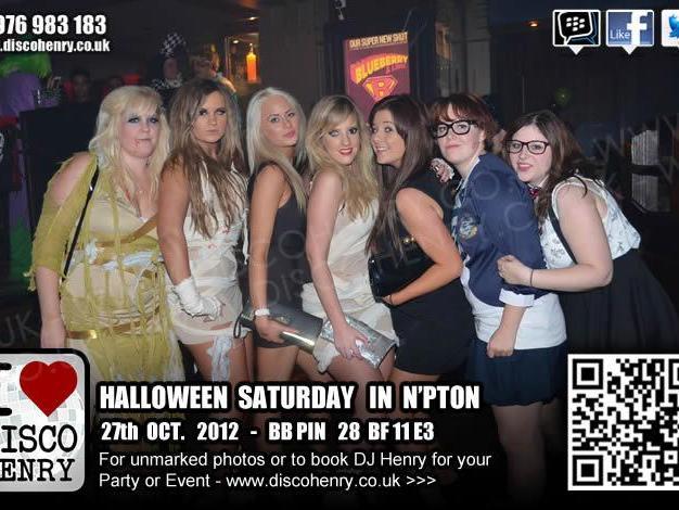 A Halloween Saturday night out in Northampton in 2012. Photo: Disco Henry