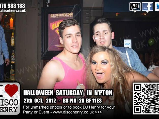 A Halloween Saturday night out in Northampton in 2012. Photo: Disco Henry