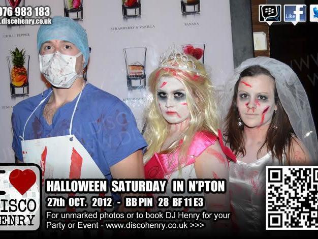 A Halloween Saturday night out in Northampton in 2012. Photo: Disco Henry