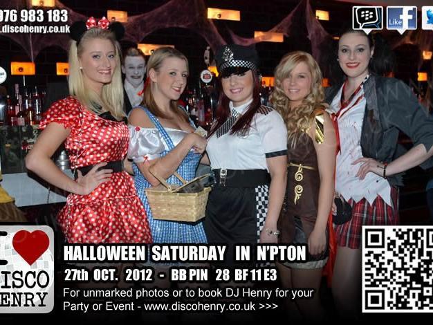 A Halloween Saturday night out in Northampton in 2012. Photo: Disco Henry