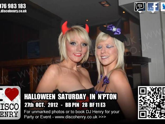 A Halloween Saturday night out in Northampton in 2012. Photo: Disco Henry