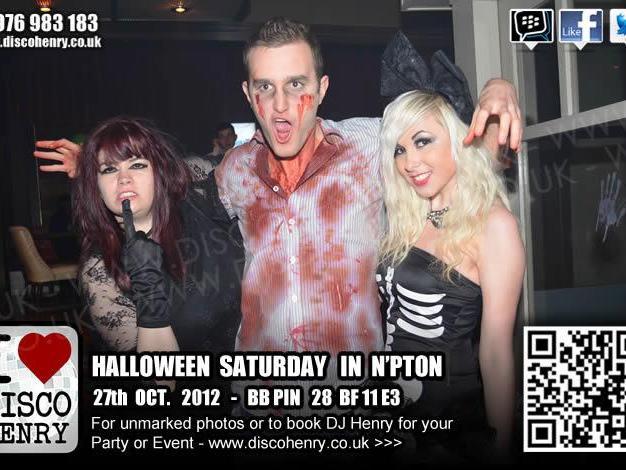A Halloween Saturday night out in Northampton in 2012. Photo: Disco Henry