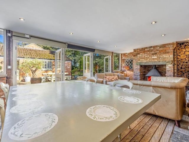 Another angle from inside the garden room.