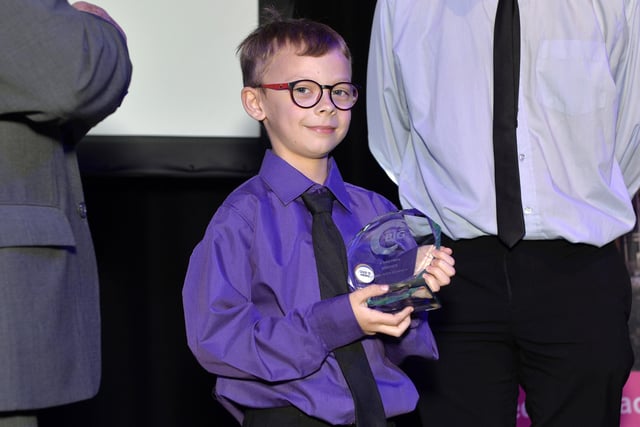 East Sussex Big Thank you Awards 2021 Child Hero Winner Usain John Graham (Pic by Jon Rigby) SUS-211022-120126001