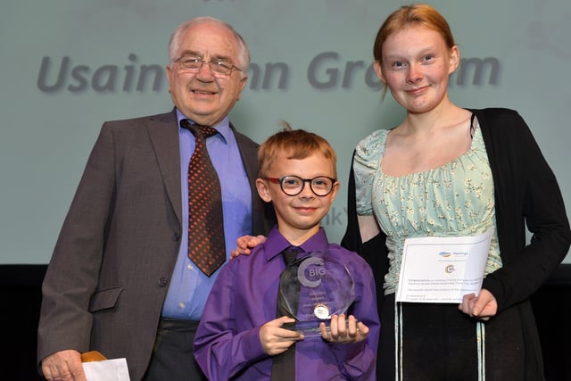 East Sussex Big Thank you Awards 2021 Child Hero Winner Usain John Graham (Pic by Jon Rigby) SUS-211022-103008008