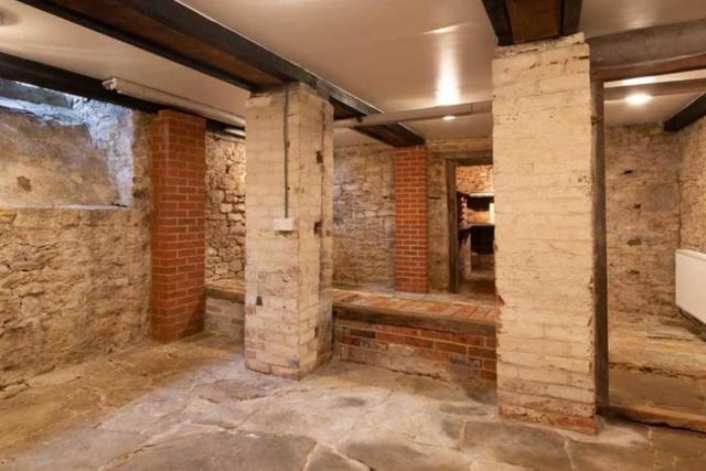 One of the cellars in the home, this one could still do with some touching up