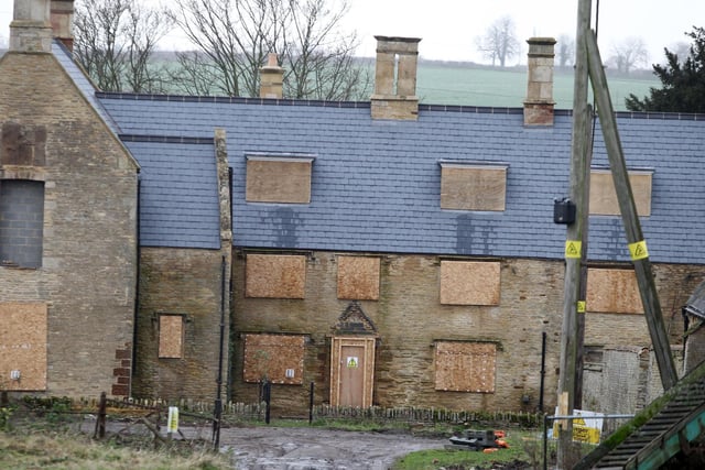 April 1, 2012 The late 16th century farmhouse looked set to be stabilised and made watertight after its owner, Northamptonshire Country Council, received a £1.9m insurance award.