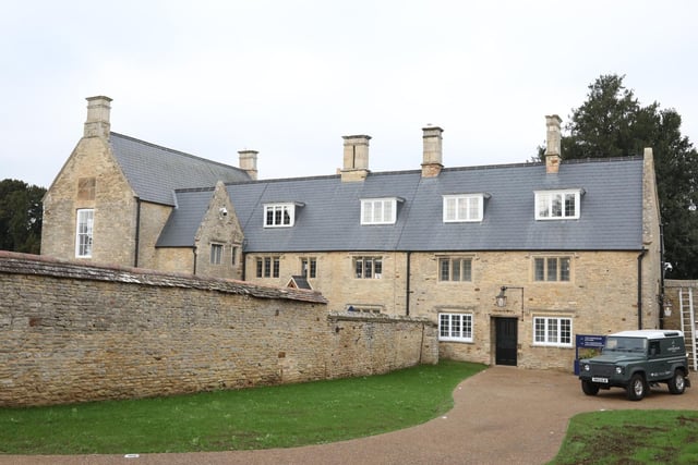 The main farmhouse that houses the café, conference rooms and the B&B accommodation