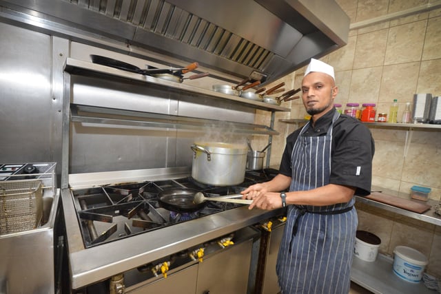 Hastings Spice in St Leonards wins Currylife Best Chef Award 2021, which was presented to Kabir Uddin.

Kabir Uddin at work. SUS-211022-125542001
