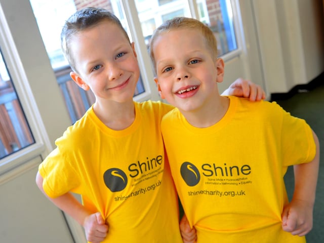 The Globe Primary Academy, Irene Avenue, Lancing, held a Back to Front Day on Friday, October 22, in aid of the charity Shine to raise awareness of spina bifida. Pictures: Steve Robards SR2110221