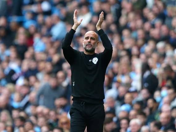 Pep Guardiola suffered a defeat at the Amex Stadium last season