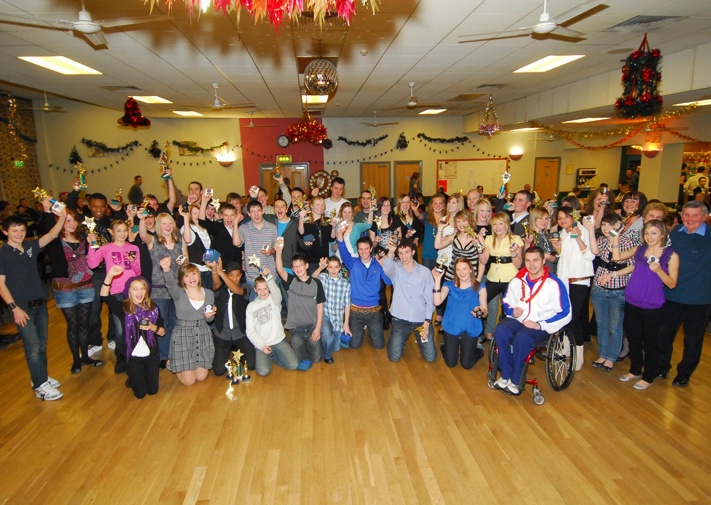 Peterborough Athletic Club presentations at the Parkway Club in 2009.