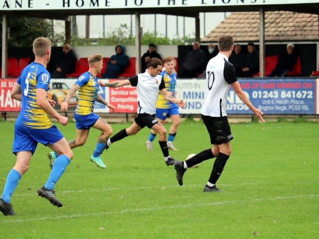 Action and celebrations from Pagham's FA Vase tie with Kent-based Snodland at Nyetimber Lane, which ended with the Lions winning 4-2 on penalties / Pictures: Roger Smith