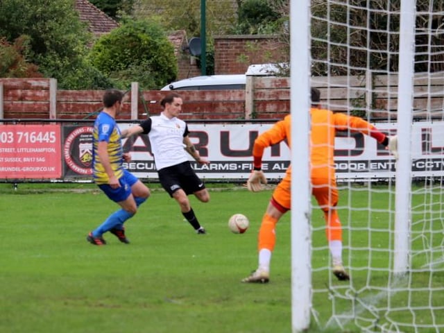 Action and celebrations from Pagham's FA Vase tie with Kent-based Snodland at Nyetimber Lane, which ended with the Lions winning 4-2 on penalties / Pictures: Roger Smith